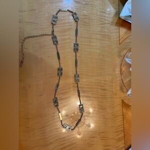 D&G Gold and Black Geometric belt